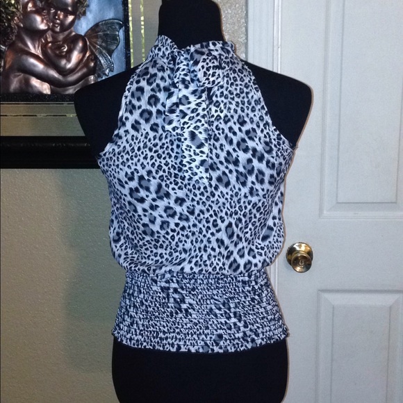 Leopard/cheetah print blouse - Picture 3 of 3